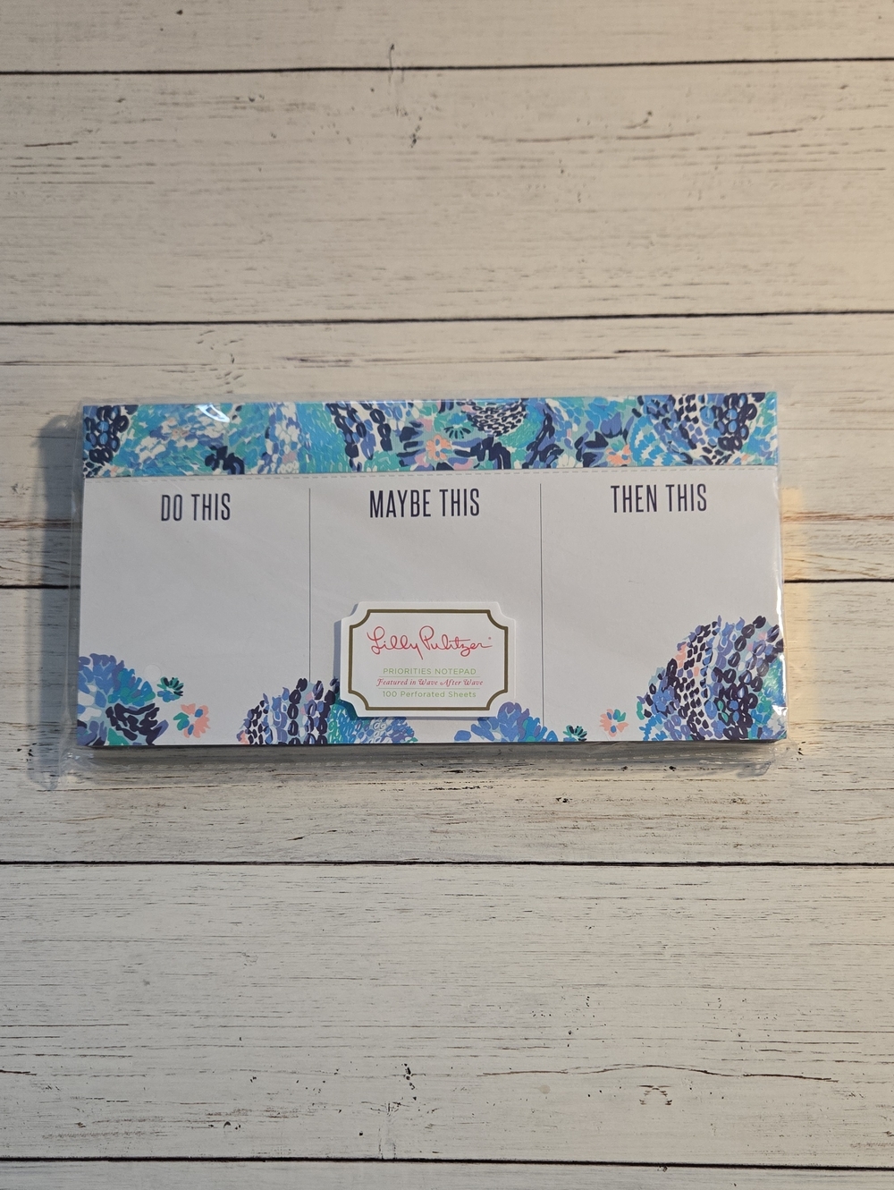 Lilly Pullitzer Priorities Notepad